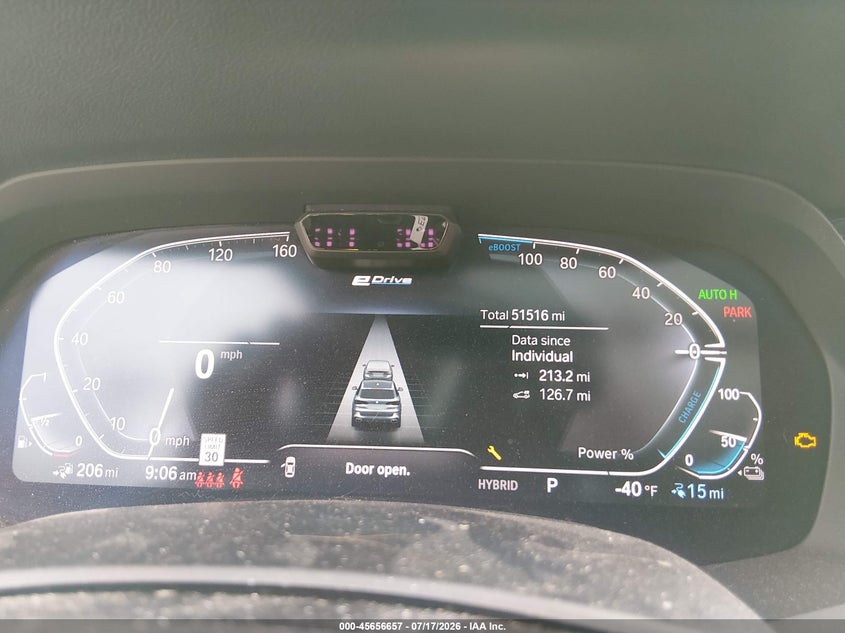 2021 BMW X5 PHEV auction photo 7