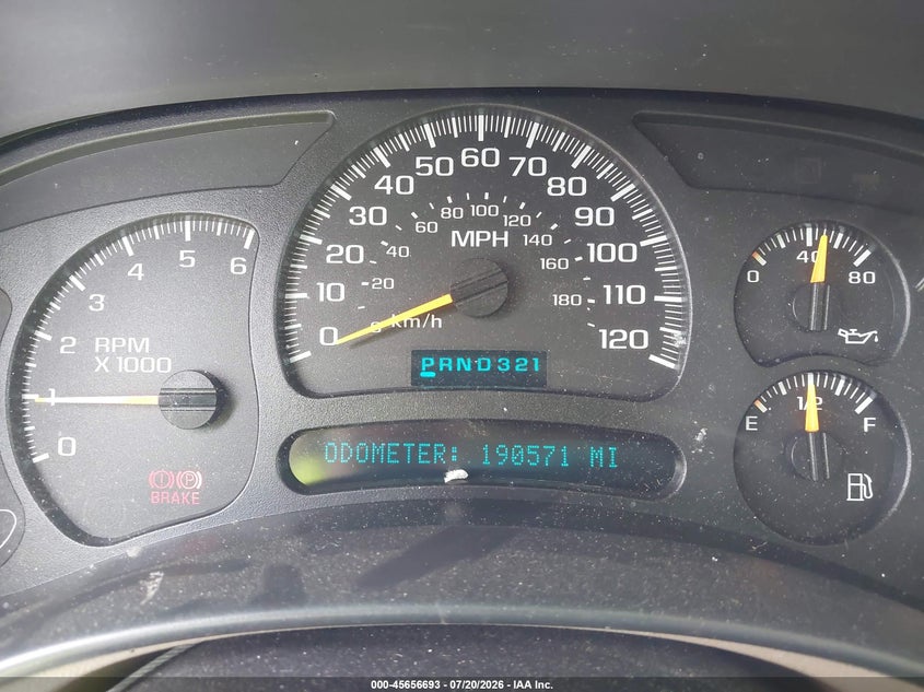 2003 Chevrolet Suburban 1500 Ls VIN: 1GNEC16T23J340616 Lot: 45656693