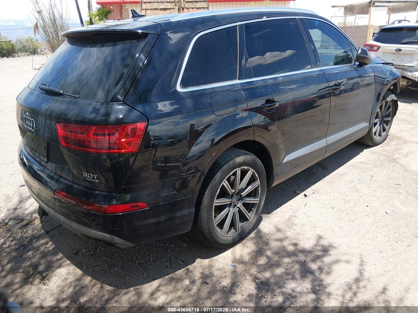 Vin: wa1laaf71hd013357, lot: 46155271, audi q7 3.0t premium 20174