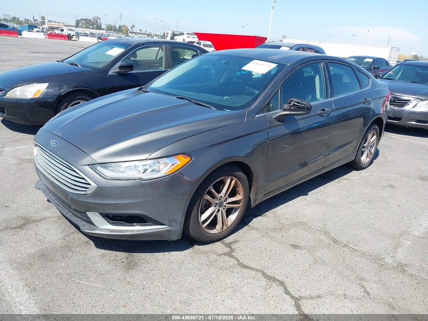 2018 Ford Fusion Se 3FA6P0H7XJR110732 photo 1