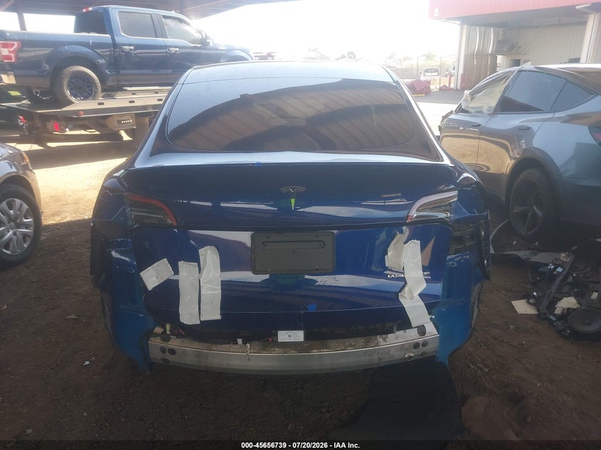 2023 Tesla Model Y Awd/Long Range Dual Motor All-Wheel Drive VIN: 7SAYGAEE7PF897471 Lot: 45656739