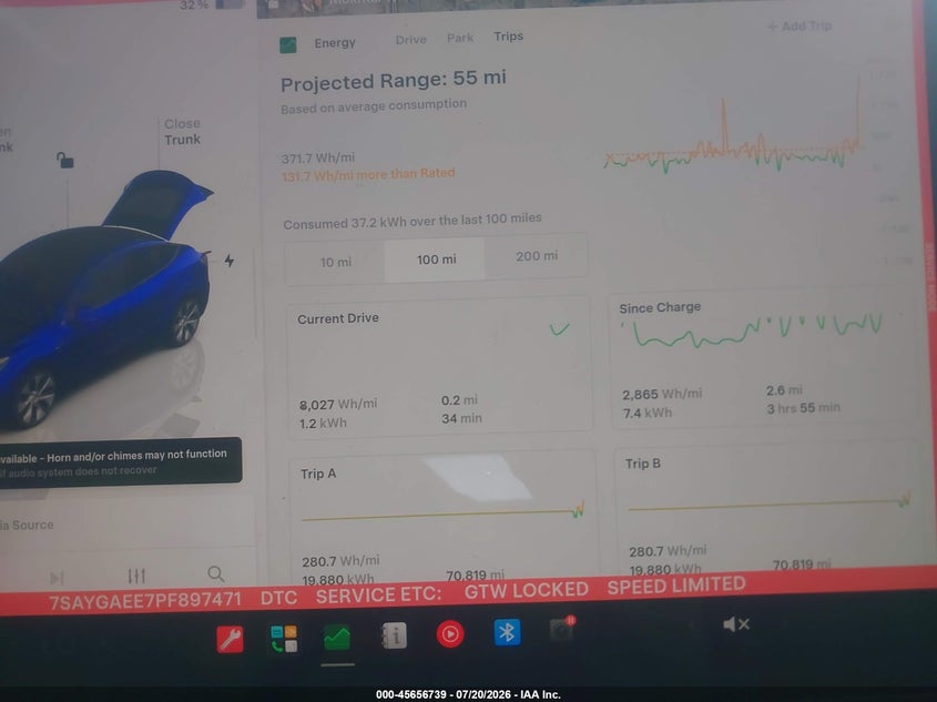 2023 Tesla Model Y Awd/Long Range Dual Motor All-Wheel Drive VIN: 7SAYGAEE7PF897471 Lot: 45656739