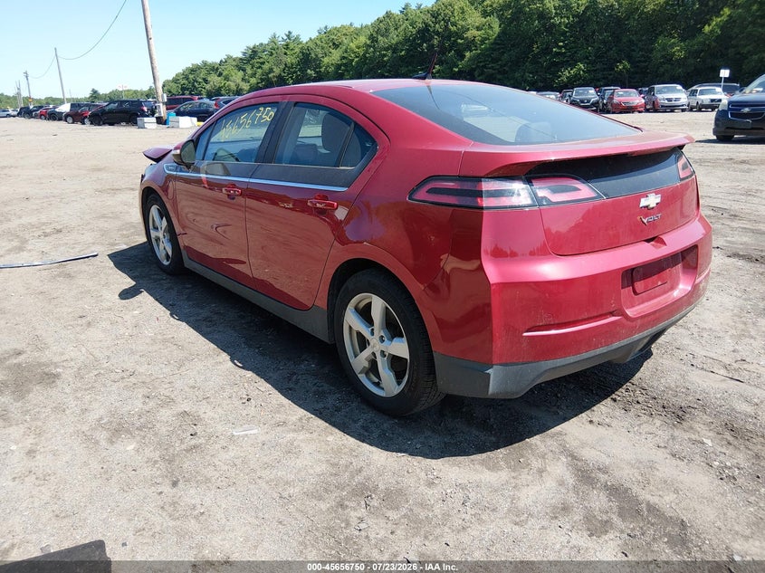 Vin: 1g1rf6e42du138926, lot: 46155305, chevrolet volt 20133