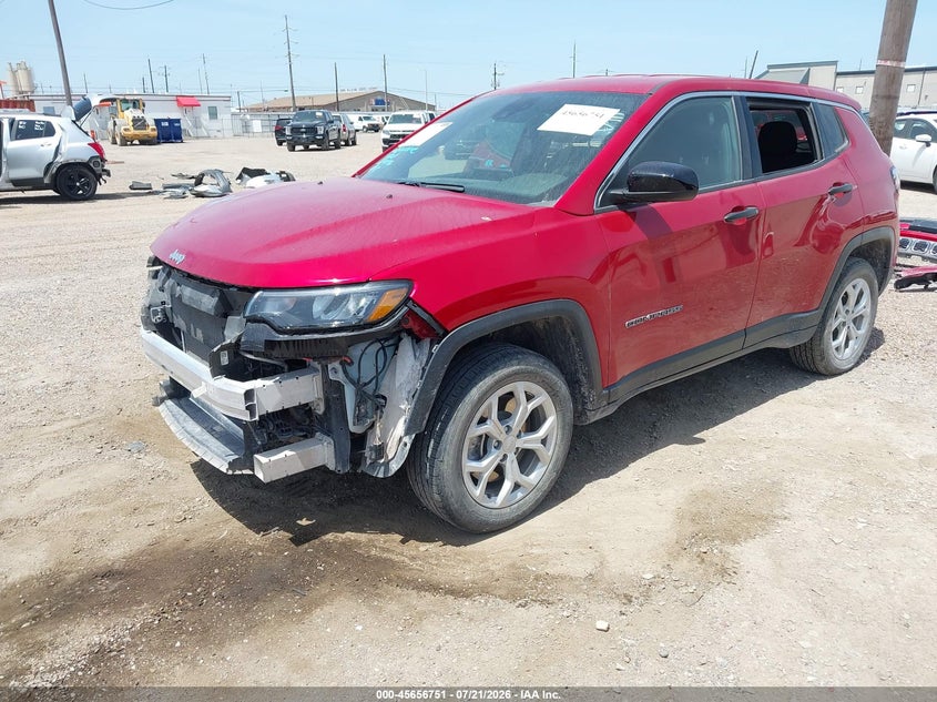 Vin: 3c4njdan1rt151143, lot: 46155306, jeep compass sport 4x4 20242