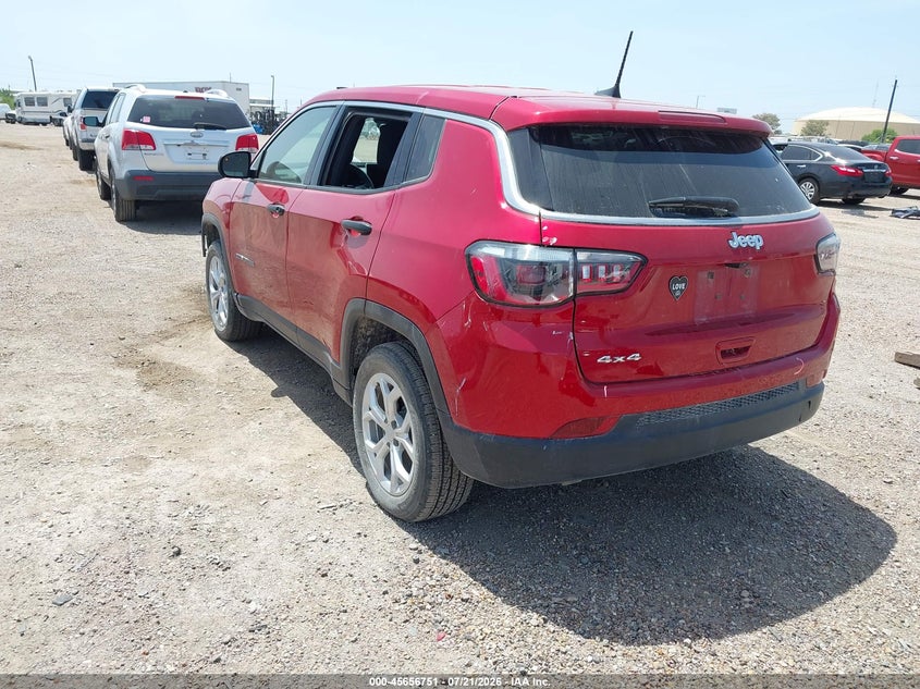 Vin: 3c4njdan1rt151143, lot: 46155306, jeep compass sport 4x4 20243