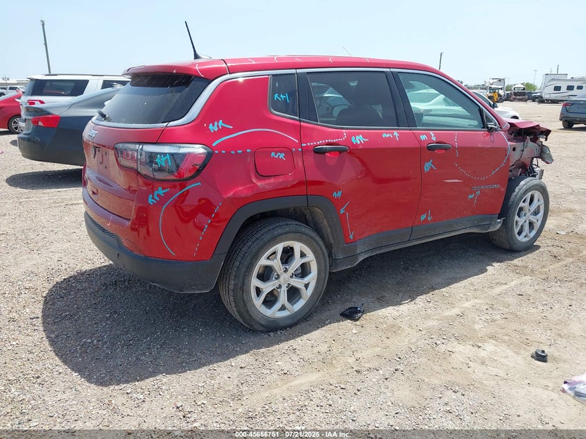 Vin: 3c4njdan1rt151143, lot: 46155306, jeep compass sport 4x4 20244