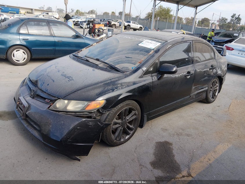 2008 Honda Civic, Left & Right Side, IAAI, VIN 2HGFA55568H705550 — photo 2