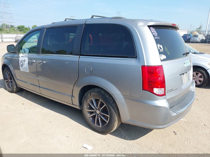 Vin: 2c4rdgcg4hr772628, lot: 46155333, dodge grand caravan sxt 20173