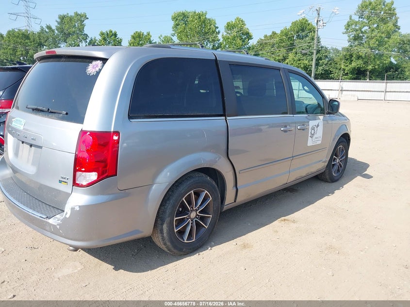 Vin: 2c4rdgcg4hr772628, lot: 46155333, dodge grand caravan sxt 20174