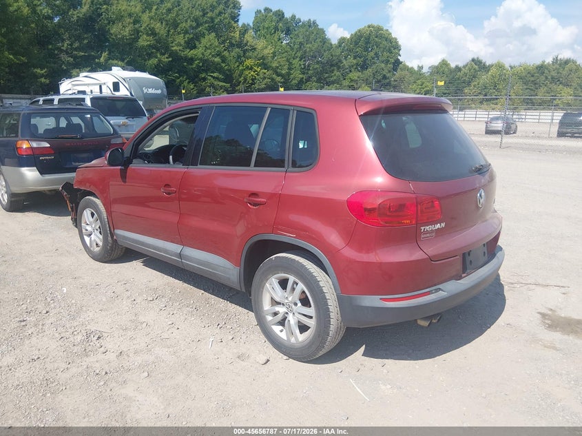 VOLKSWAGEN TIGUAN 2012 VIN WVGAV7AX9CW004412