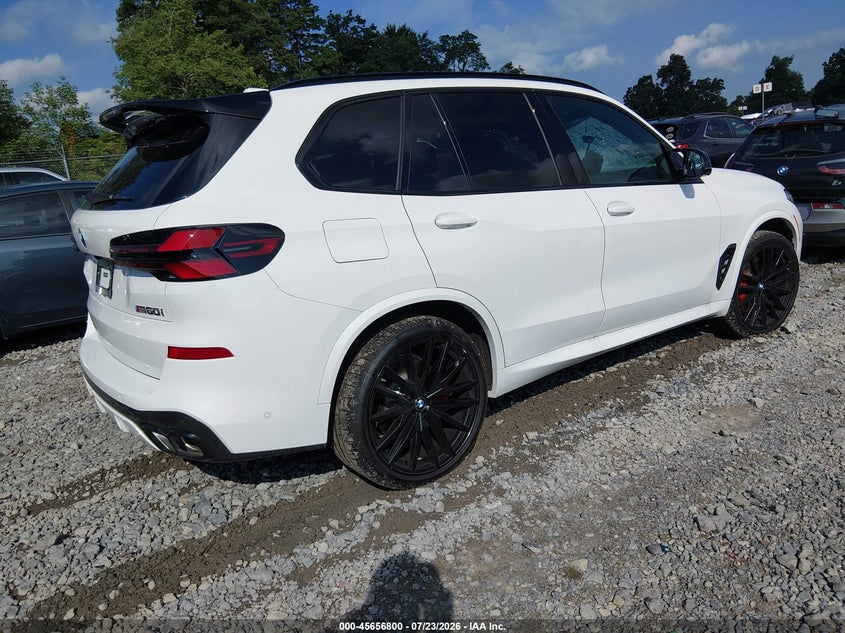 Vin: 5ux33eu00t9336581, lot: 46155355, bmw x5 m60i 20264