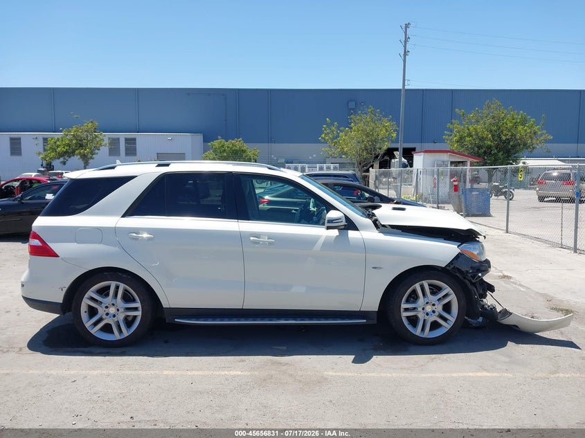 2012 Mercedes-Benz Ml 350 4Matic VIN: 4JGDA5HB3CA042013 Lot: 45656831