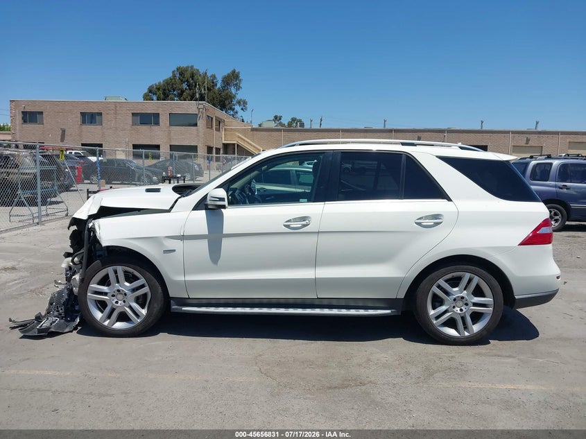 2012 Mercedes-Benz Ml 350 4Matic VIN: 4JGDA5HB3CA042013 Lot: 45656831