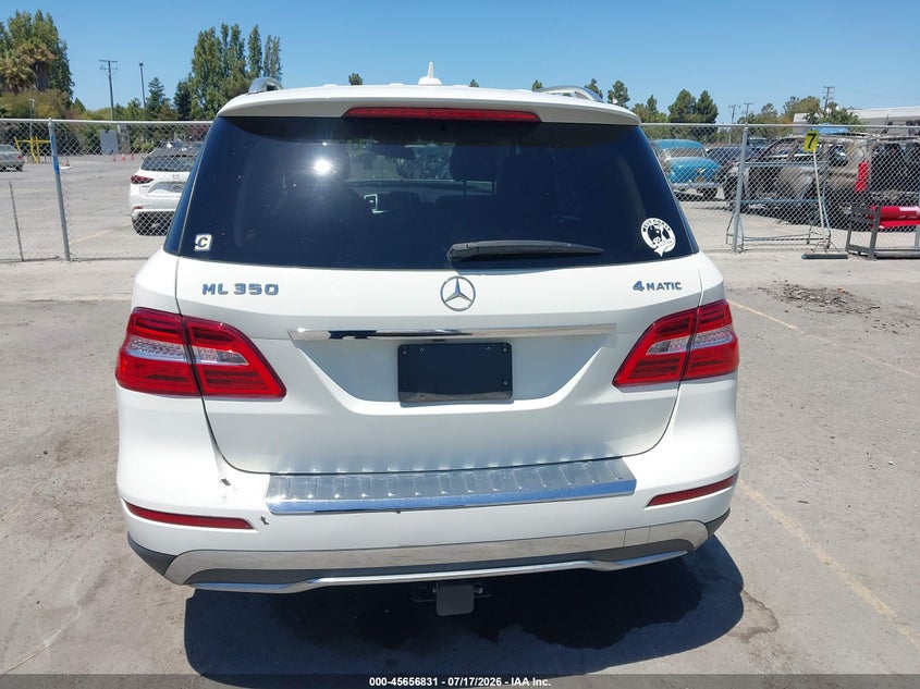 2012 Mercedes-Benz Ml 350 4Matic VIN: 4JGDA5HB3CA042013 Lot: 45656831