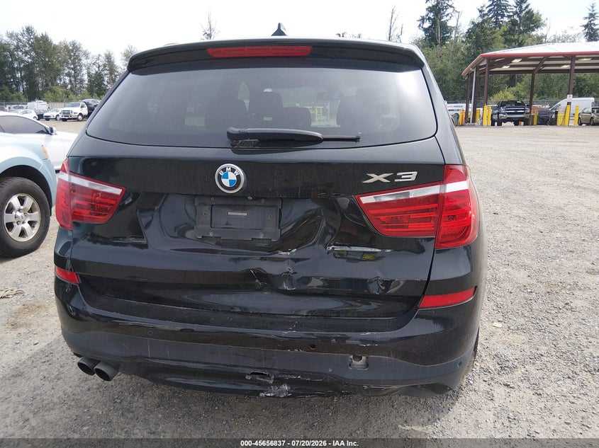 2015 BMW X3 xDrive28I VIN: 5UXWX9C59F0D48892 Lot: 45656837