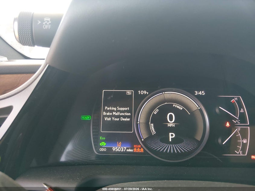2022 Lexus Es 300H VIN: 58ADA1C13NU013922 Lot: 45656851
