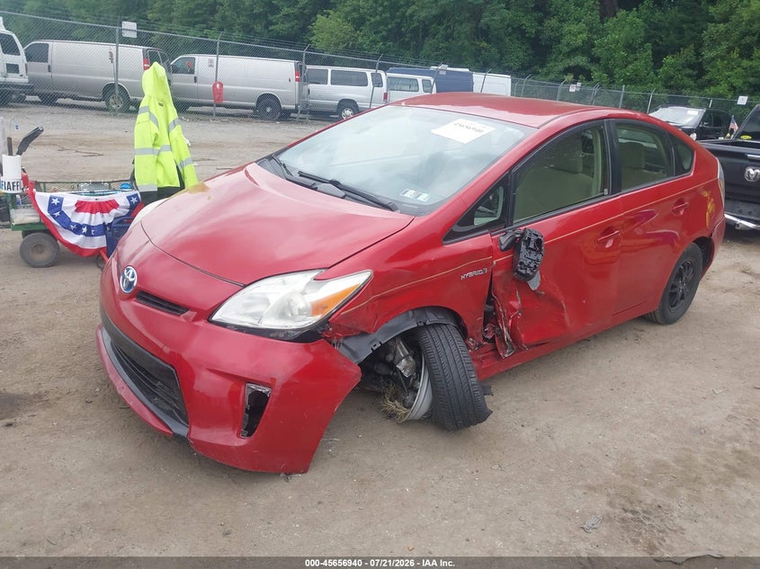 2014 Toyota Prius Two VIN: JTDKN3DU8E1737604 Lot: 45656940