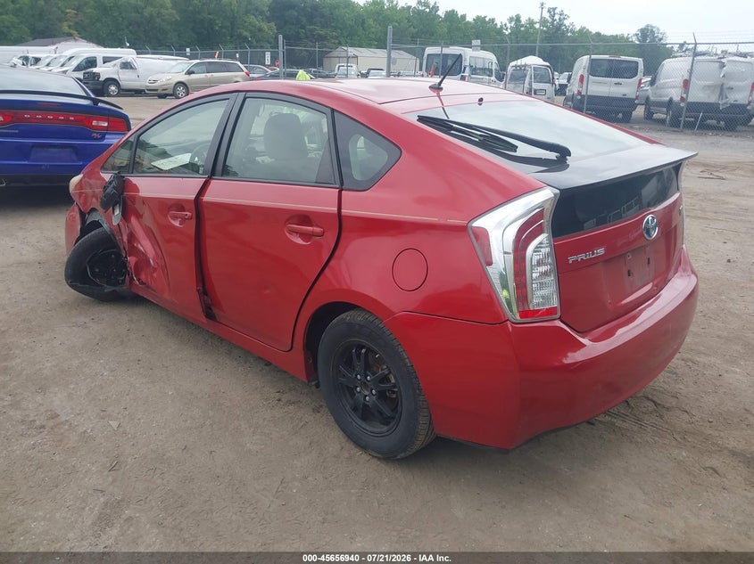 2014 Toyota Prius Two VIN: JTDKN3DU8E1737604 Lot: 45656940
