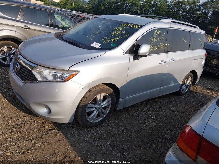 2015 Nissan Quest Sl VIN: JN8AE2KP7F9134475 Lot: 45656981