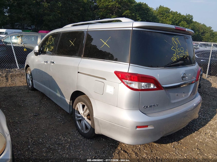 2015 Nissan Quest Sl VIN: JN8AE2KP7F9134475 Lot: 45656981