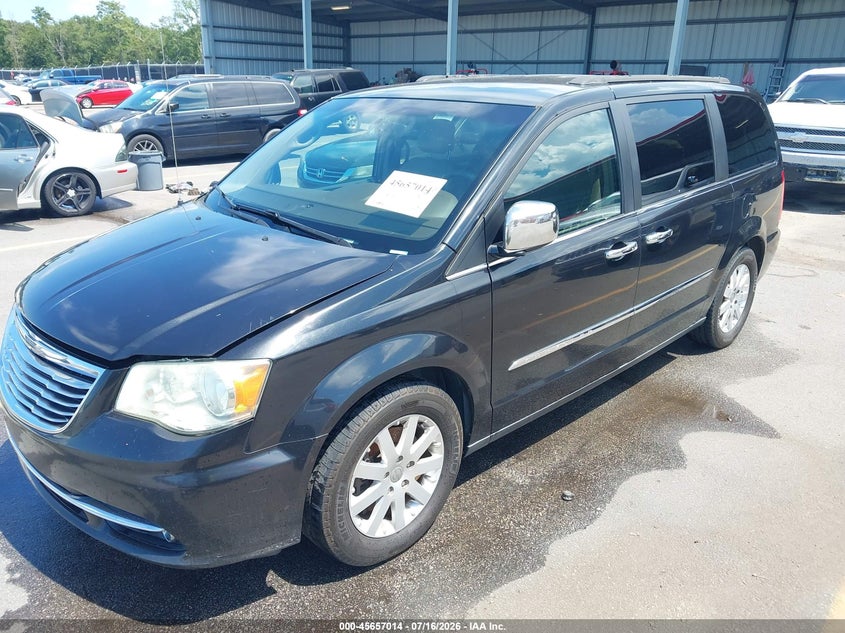 Vin: 2c4rc1bg9dr691281, lot: 46155569, chrysler town & country touring 20132