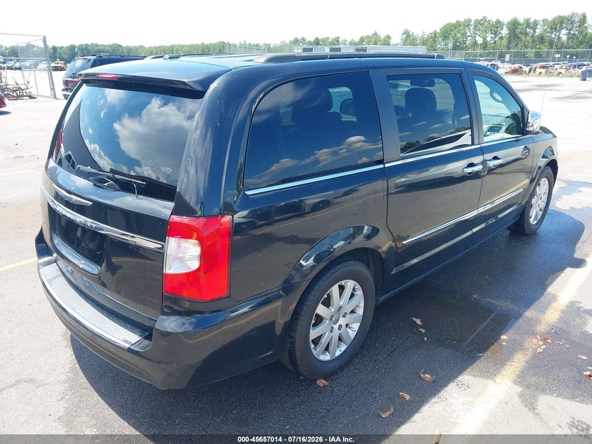 Vin: 2c4rc1bg9dr691281, lot: 46155569, chrysler town & country touring 20134