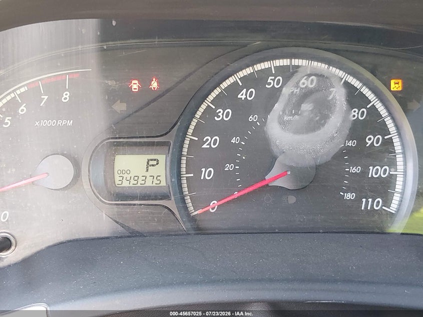 2012 TOYOTA SIENNA auction photo 7