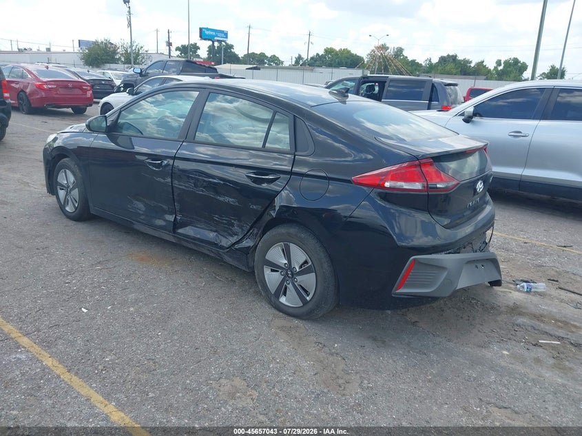Vin: kmhc65lc9nu281435, lot: 46155598, hyundai ioniq hybrid blue 20223
