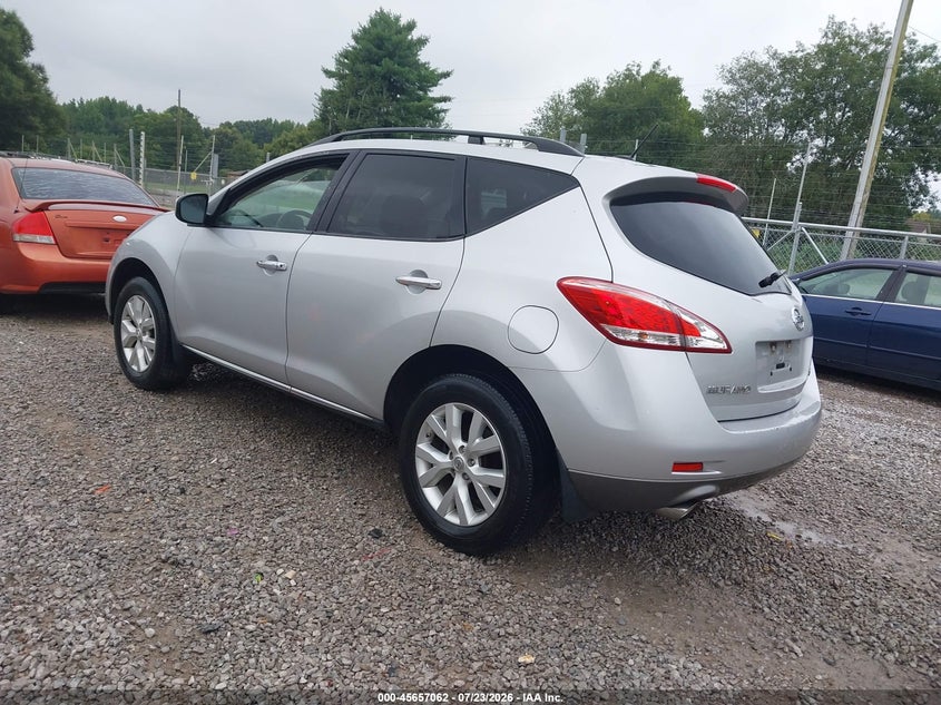 Vin: jn8az1mw5bw154612, lot: 46155617, nissan murano sl 20113