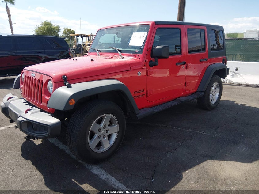 2015 Jeep Wrangler Unlimited Sport VIN: 1C4BJWDG0FL565338 Lot: 45657080