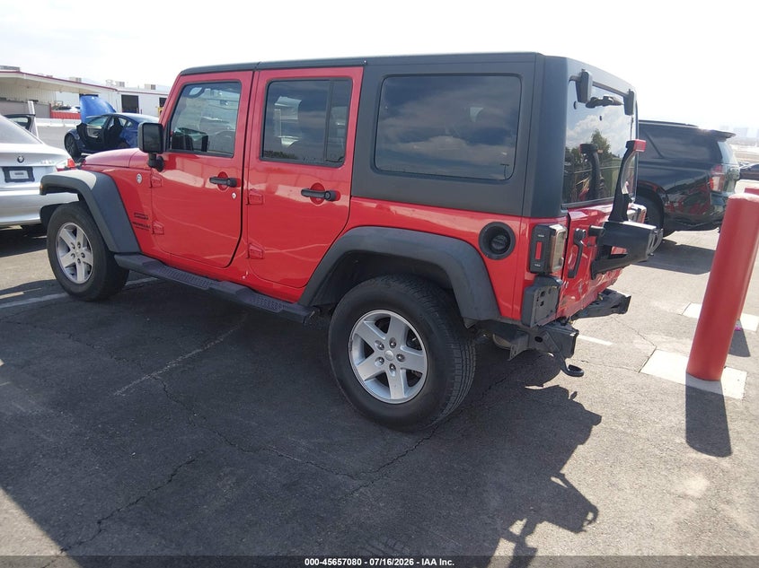 2015 Jeep Wrangler Unlimited Sport VIN: 1C4BJWDG0FL565338 Lot: 45657080