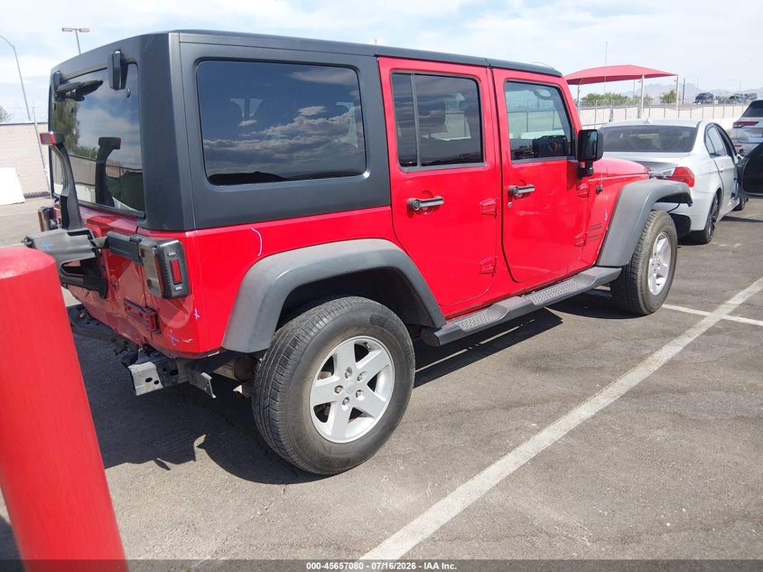 2015 Jeep Wrangler Unlimited Sport VIN: 1C4BJWDG0FL565338 Lot: 45657080