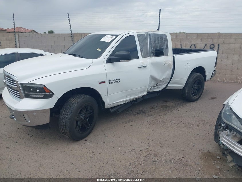 Vin: 1c6rr7gt6js281644, lot: 46155693, ram 1500 big horn  4x4 6'4 box 20182