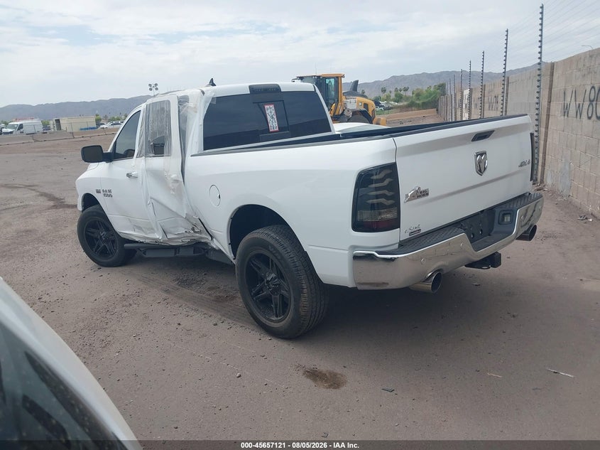 Vin: 1c6rr7gt6js281644, lot: 46155693, ram 1500 big horn  4x4 6'4 box 20183