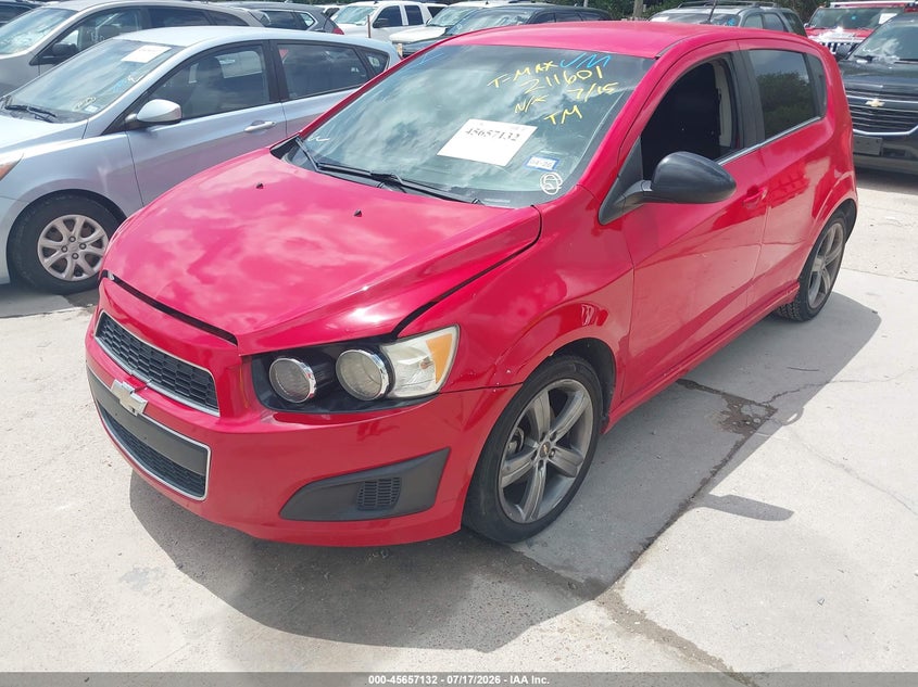 Vin: 1g1jg6sb2e4211601, lot: 46155704, chevrolet sonic rs auto 20142