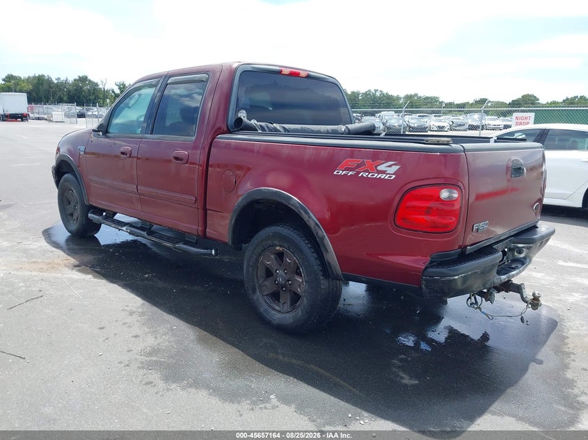 FORD F-150 2003 VIN 1FTRW08603KB62704