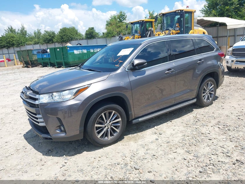 Vin: 5tdkzrfh2js549195, lot: 46155748, toyota highlander xle 20182