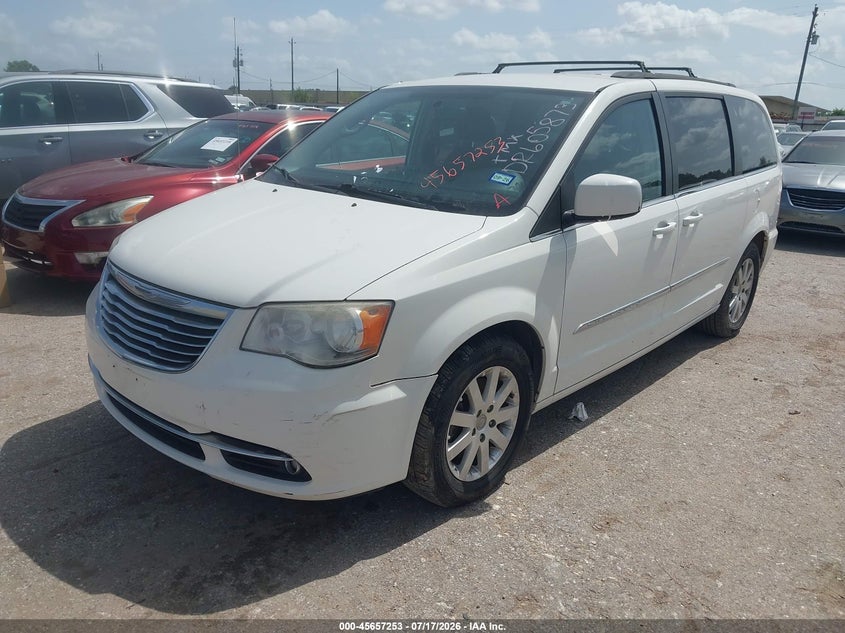 Vin: 2c4rc1bg0dr605873, lot: 46155825, chrysler town & country touring 20132