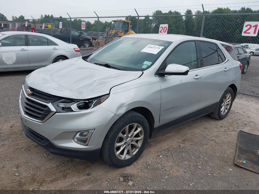 2018 Chevrolet Equinox Lt VIN: 3GNAXJEV3JL102012 Lot: 45657271