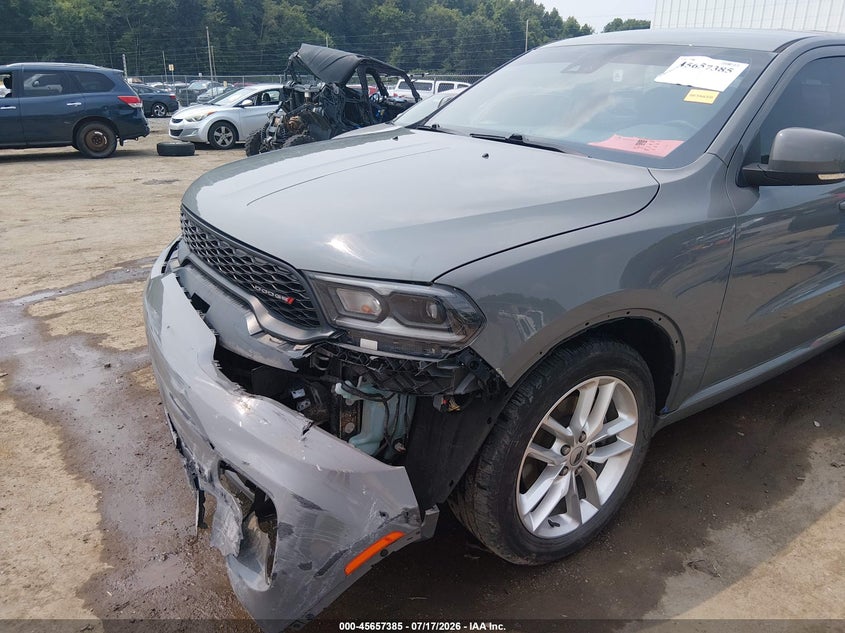 2022 Dodge Durango Gt Plus Awd VIN: 1C4RDJDG6NC132792 Lot: 45657385