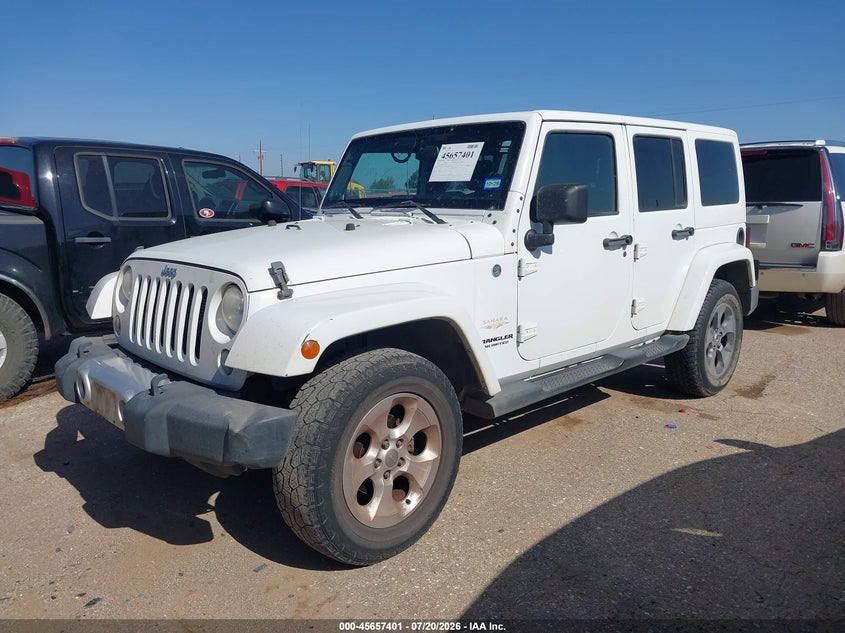 Vin: 1c4bjweg4el161634, lot: 46155973, jeep wrangler unlimited sahara 20142