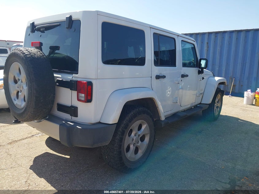 Vin: 1c4bjweg4el161634, lot: 46155973, jeep wrangler unlimited sahara 20144