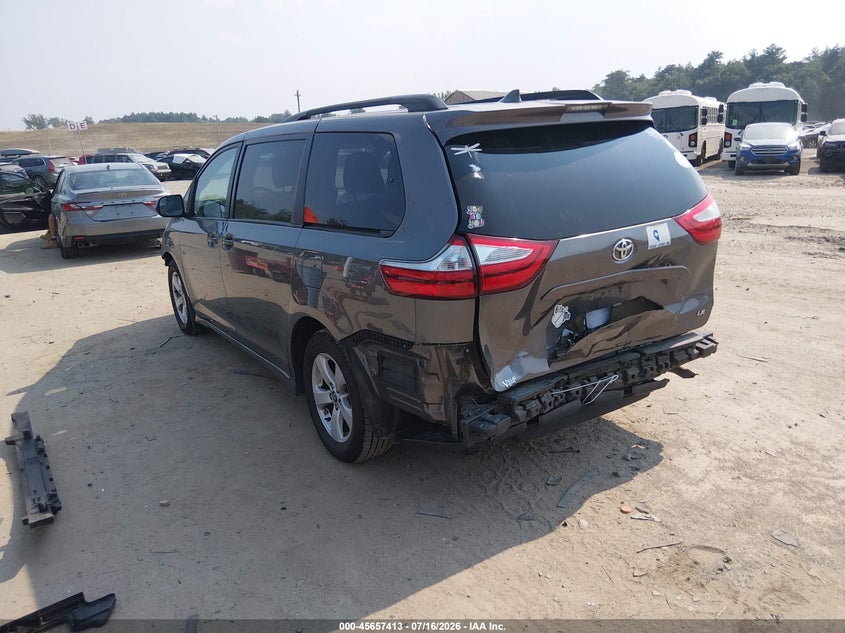 Vin: 5tdkz3dc8ks968948, lot: 46155985, toyota sienna le 8 passenger 20193