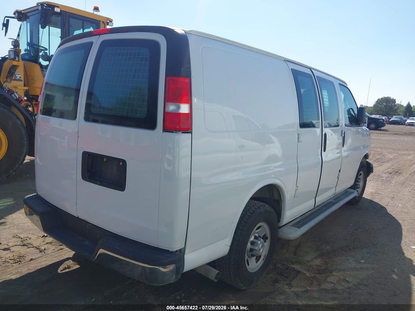 Vin: 1gcwgafp1m1257569, lot: 46155994, chevrolet express cargo rwd 2500 regular wheelbase wt 20214