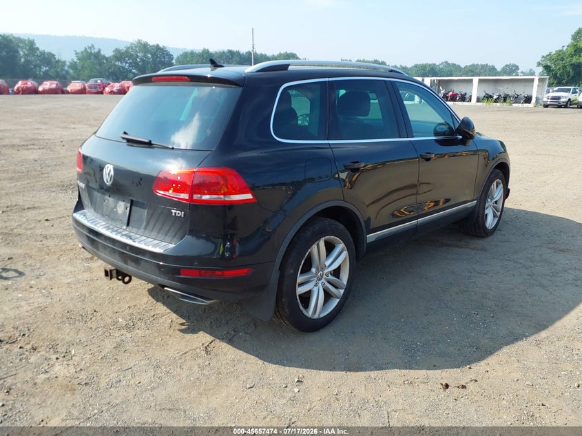 2012 Volkswagen Touareg Tdi Executive VIN: WVGFK9BPXCD000292 Lot: 45657474