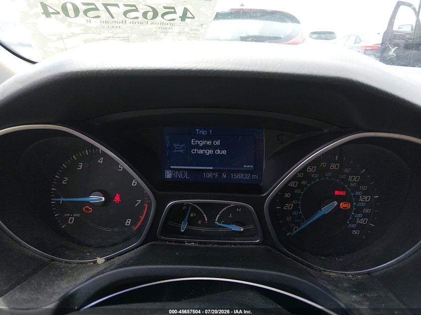 2012 Ford Focus Se VIN: 1FAHP3F28CL426424 Lot: 45657504