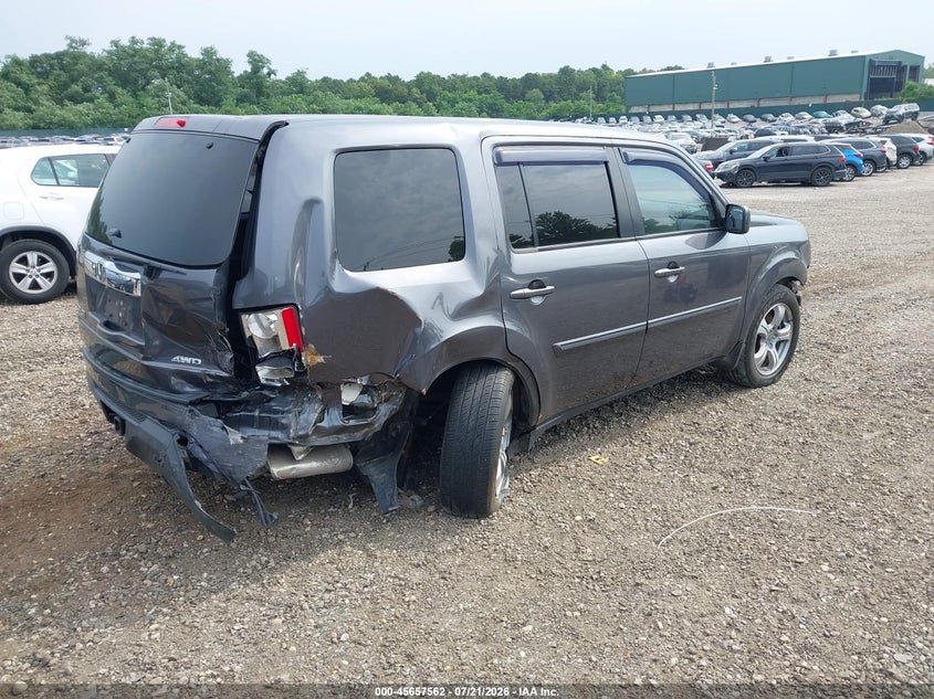 2014 HONDA PILOT auction photo 4