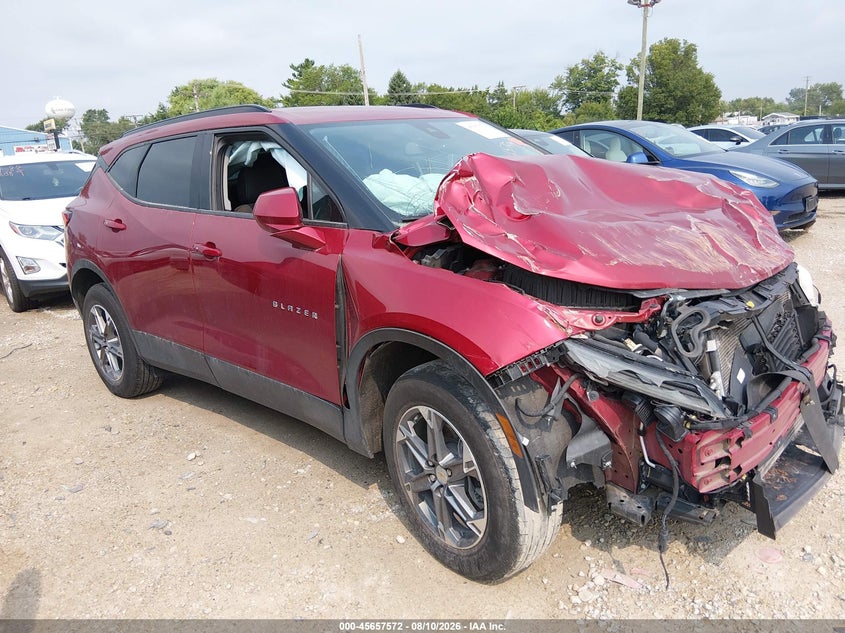 Vin: 3gnkbcr40ps125312, lot: 46156144, chevrolet blazer fwd 2lt 20231