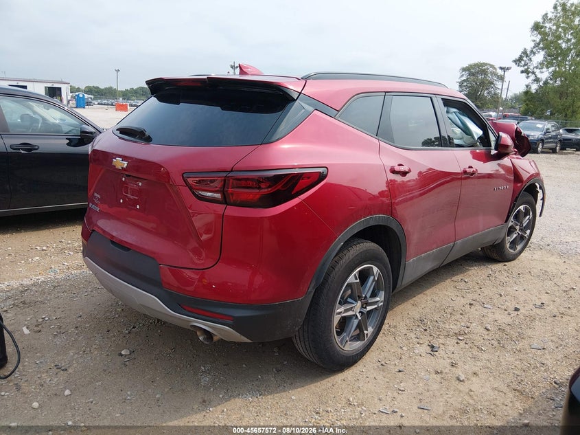 Vin: 3gnkbcr40ps125312, lot: 46156144, chevrolet blazer fwd 2lt 20234