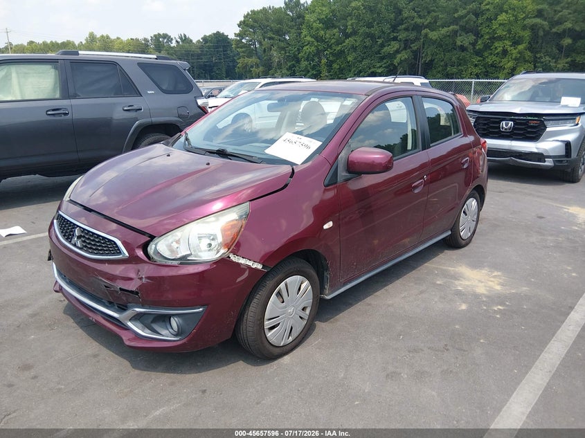 2017 Mitsubishi Mirage Es VIN: ML32A3HJ6HH013758 Lot: 45657596